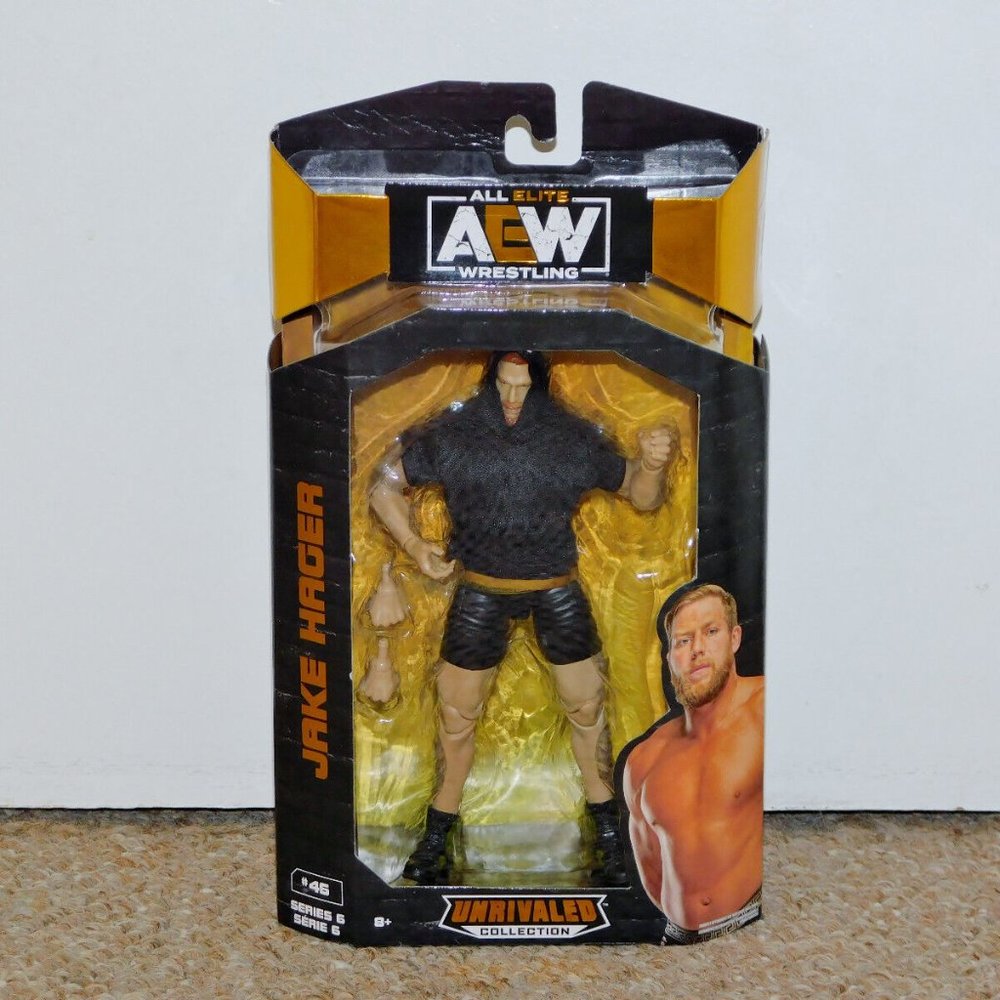 2021 Jazwares AEW Unrivaled Series 6 Jake Hager Figure MIB Brand New Wrestling